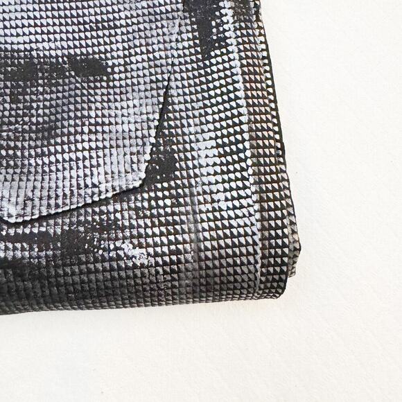 AG The Legging Supper Skinny Silver Metallic Patterned Denim Jeans SZ25 - Picture 8 of 9